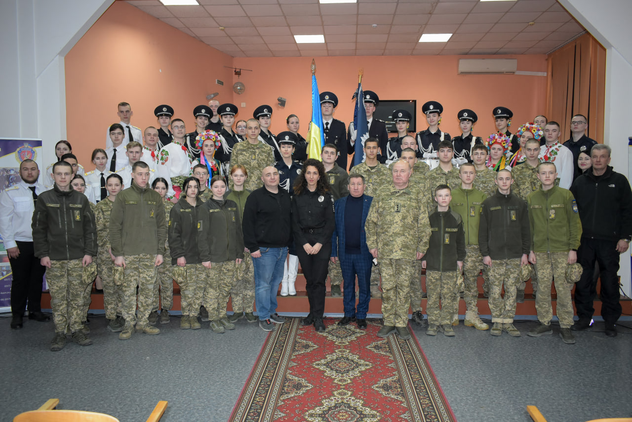 Представники ХНУВС зустрілися з вихованцями Полтавського ліцею з посиленою військово-фізичною підготовкою